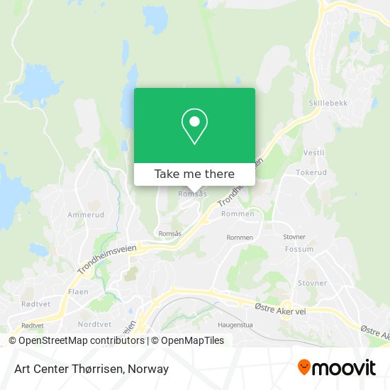 Art Center Thørrisen map