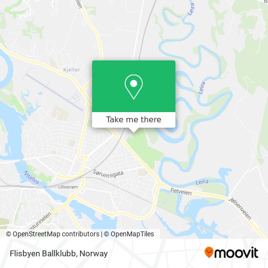Flisbyen Ballklubb map