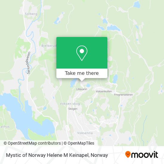 Mystic of Norway Helene M Keinapel map