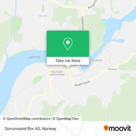 Sorumsand Ror AS map