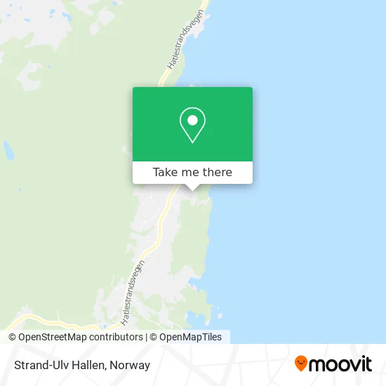 Strand-Ulv Hallen map