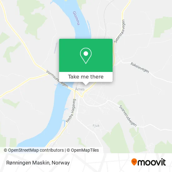 Rønningen Maskin map