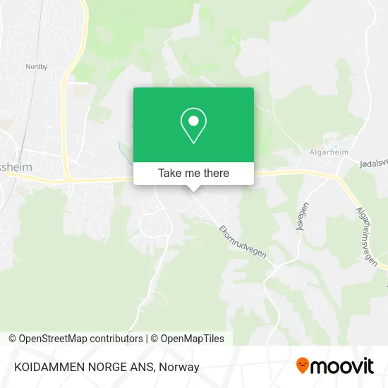 KOIDAMMEN NORGE ANS map