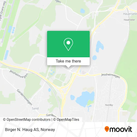 Birger N. Haug AS map