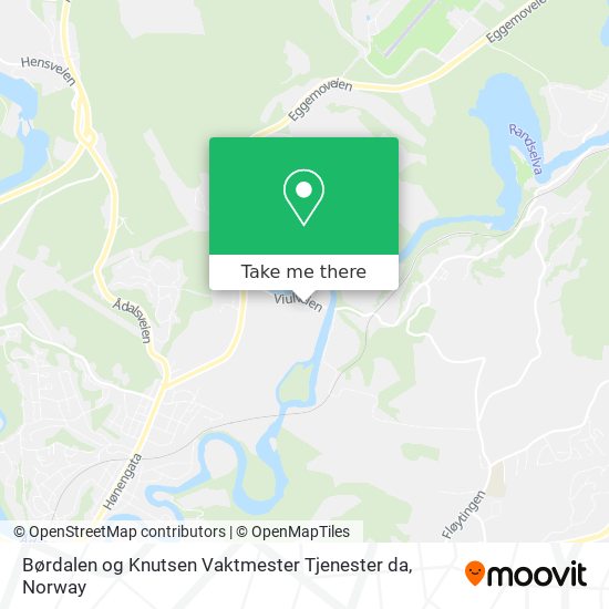 Børdalen og Knutsen Vaktmester Tjenester da map