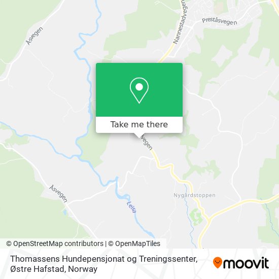 Thomassens Hundepensjonat og Treningssenter, Østre Hafstad map
