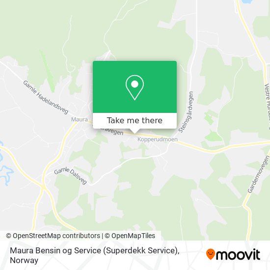 Maura Bensin og Service (Superdekk Service) map