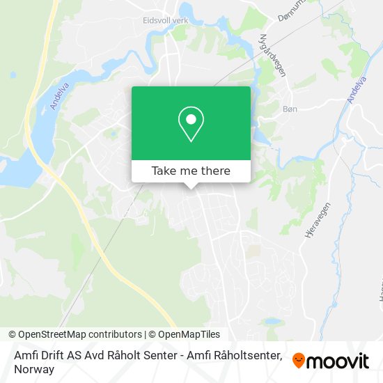 Amfi Drift AS Avd Råholt Senter - Amfi Råholtsenter map