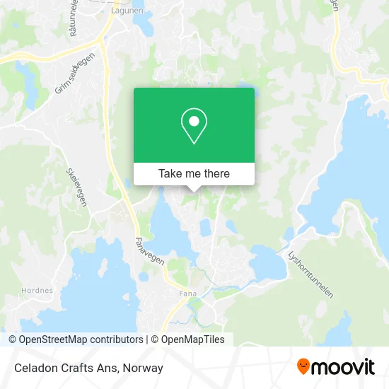 Celadon Crafts Ans map