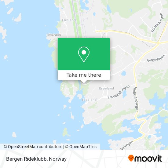 Bergen Rideklubb map