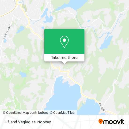 Håland Veglag sa map