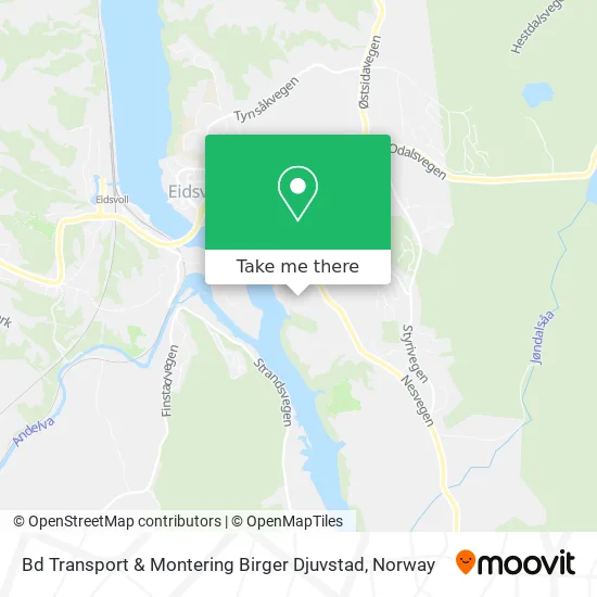 Bd Transport & Montering Birger Djuvstad map