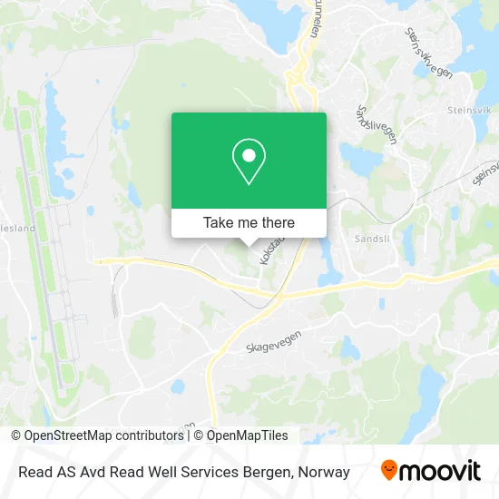 Read AS Avd Read Well Services Bergen map