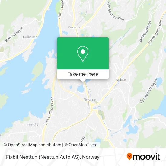 Fixbil Nesttun (Nesttun Auto AS) map