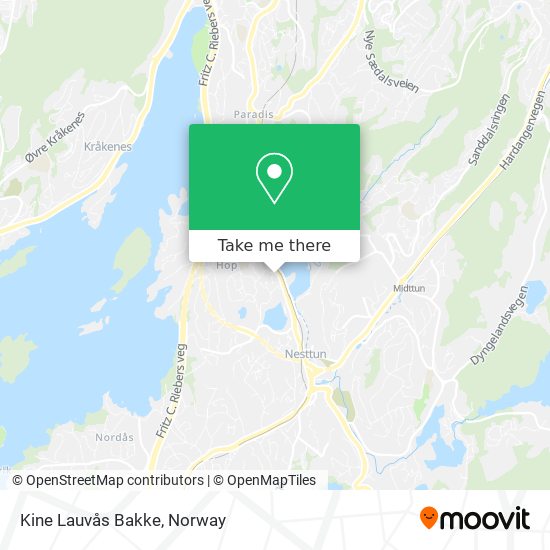 Kine Lauvås Bakke map