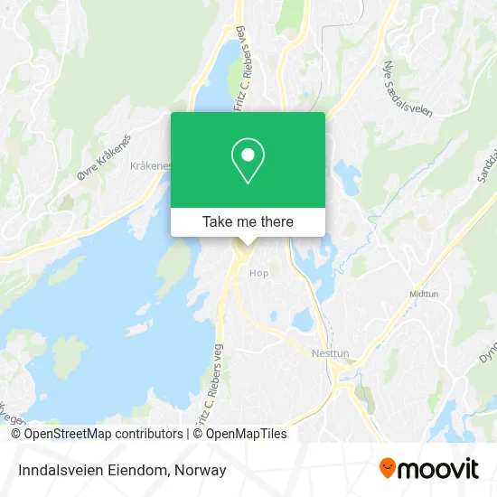 Inndalsveien Eiendom map