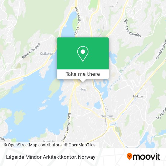 Lågeide Mindor Arkitektkontor map