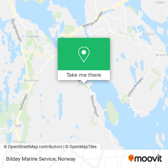 Bildøy Marine Service map