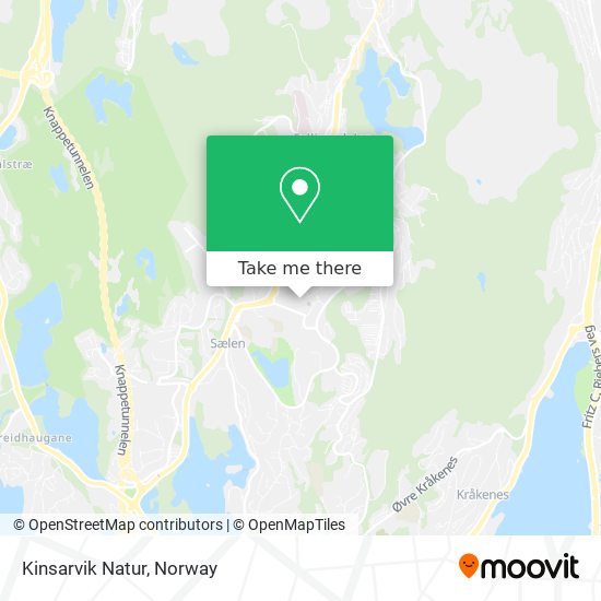 Kinsarvik Natur map