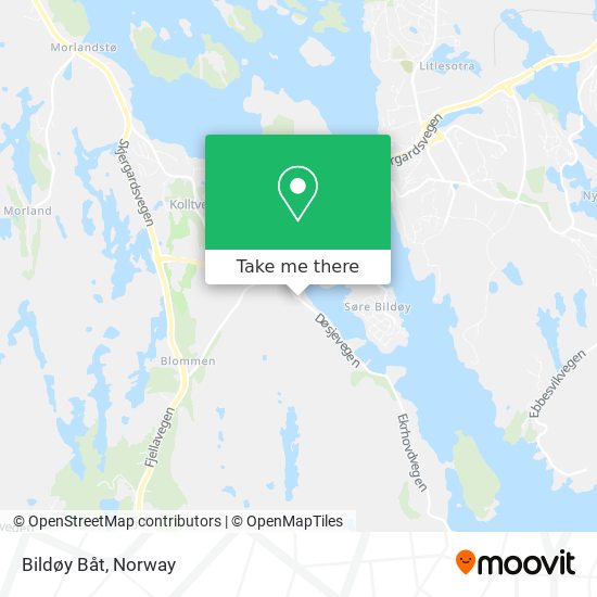 Bildøy Båt map