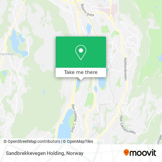 Sandbrekkevegen Holding map