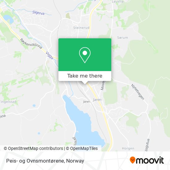 Peis- og Ovnsmontørene map
