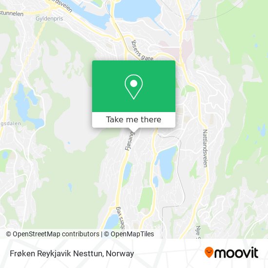 Frøken Reykjavik Nesttun map