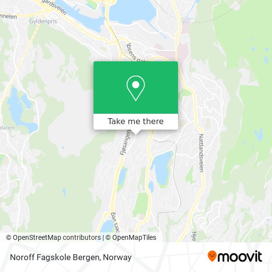 Noroff Fagskole Bergen map