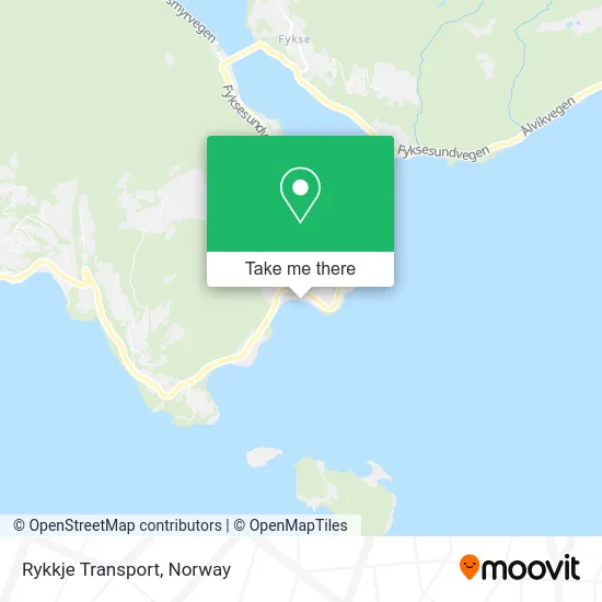 Rykkje Transport map