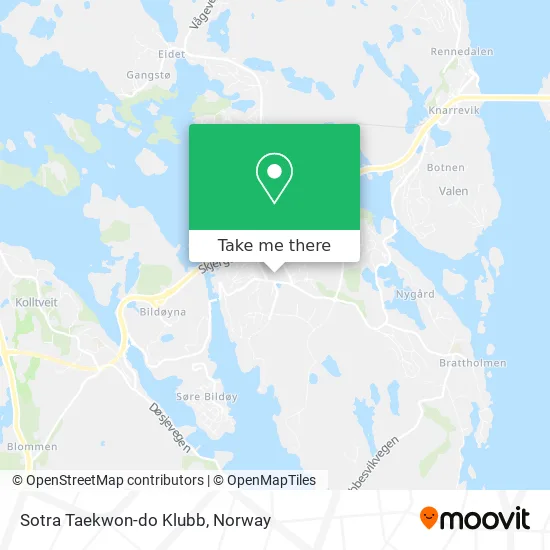 Sotra Taekwon-do Klubb map