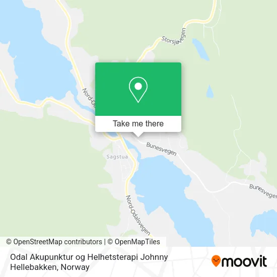 Odal Akupunktur og Helhetsterapi Johnny Hellebakken map