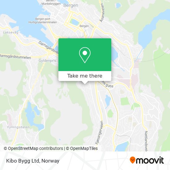 Kibo Bygg Ltd map