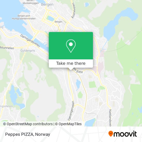 Peppes PIZZA map