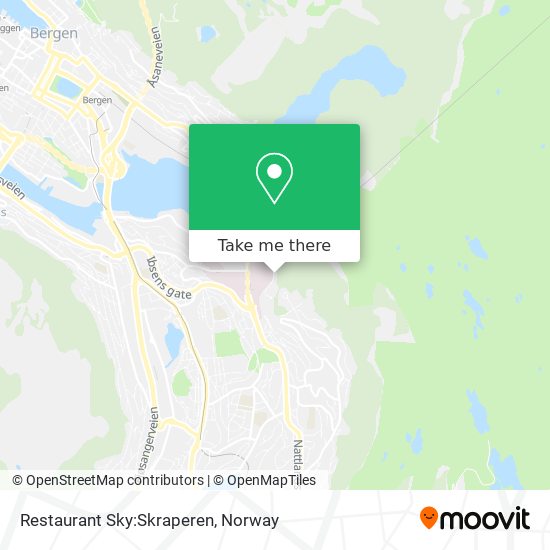 Restaurant Sky:Skraperen map