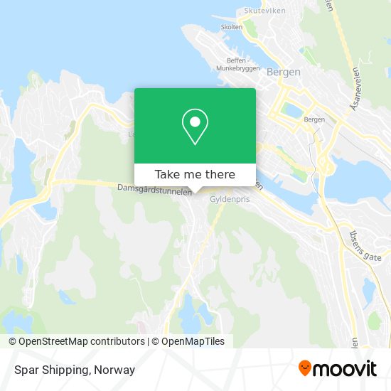 Spar Shipping map