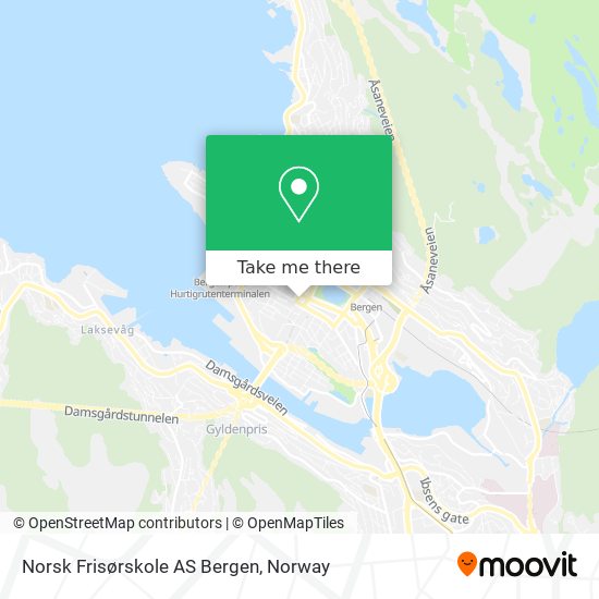 Norsk Frisørskole AS Bergen map