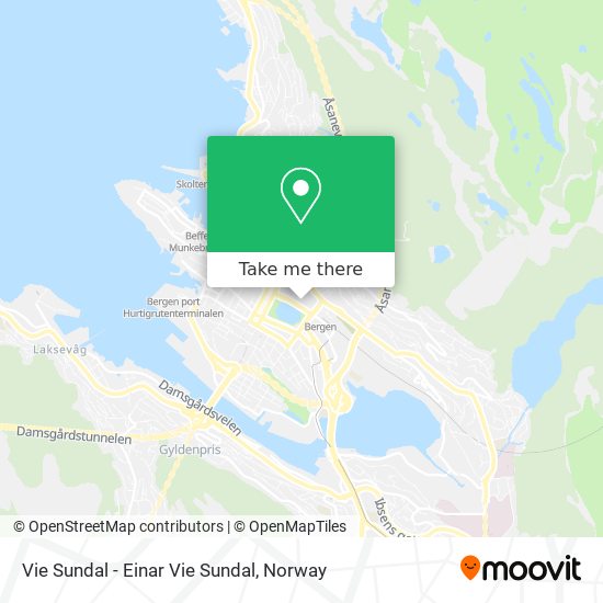 Vie Sundal - Einar Vie Sundal map