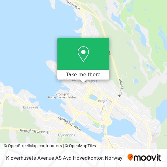 Kløverhusets Avenue AS Avd Hovedkontor map