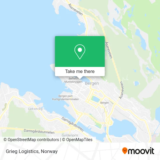 Grieg Logistics map