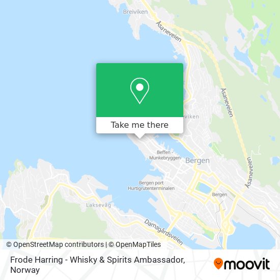 Frode Harring - Whisky & Spirits Ambassador map