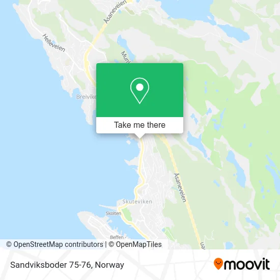 Sandviksboder 75-76 map