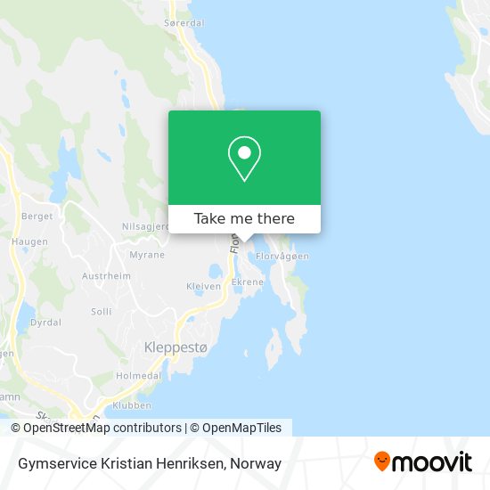 Gymservice Kristian Henriksen map