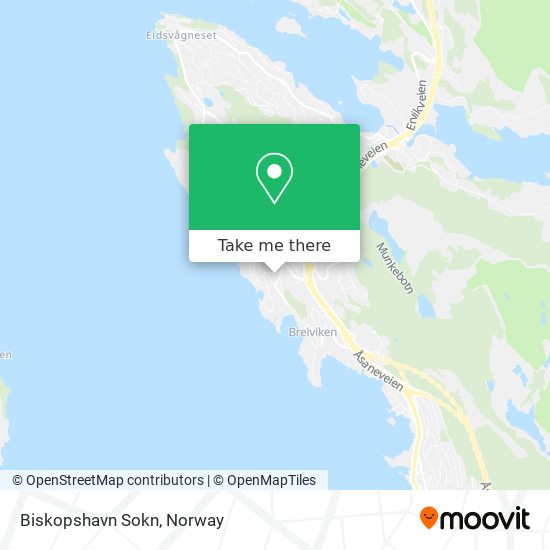 Biskopshavn Sokn map