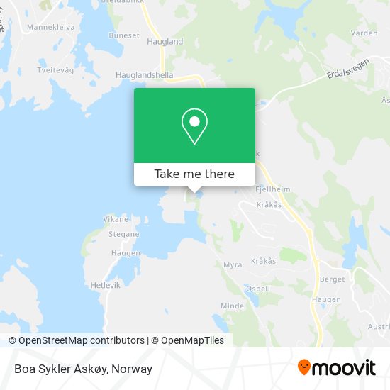 Boa Sykler Askøy map