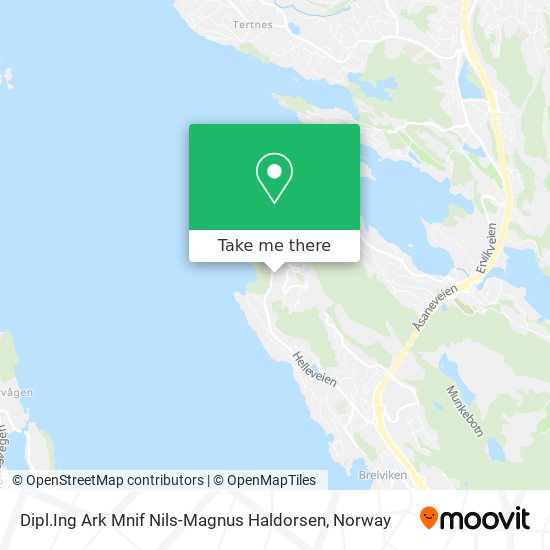 Dipl.Ing Ark Mnif Nils-Magnus Haldorsen map