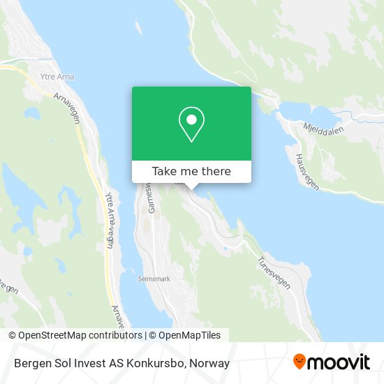 Bergen Sol Invest AS Konkursbo map