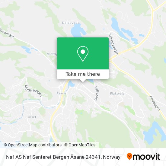 Naf AS Naf Senteret Bergen Åsane 24341 map