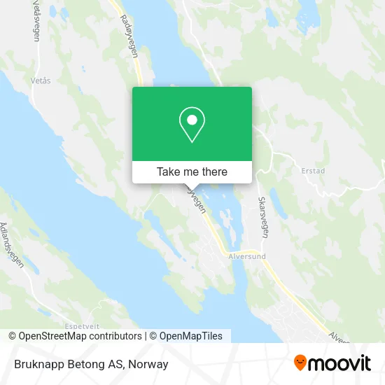 Bruknapp Betong AS map