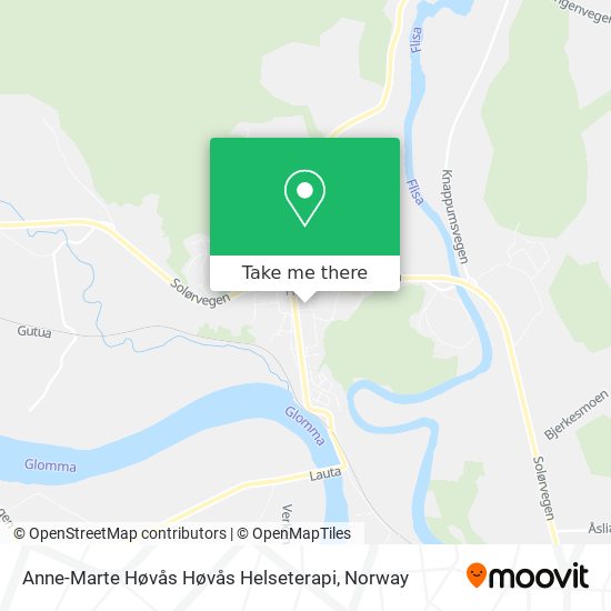 Anne-Marte Høvås Høvås Helseterapi map