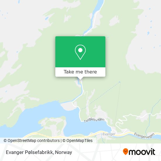 Evanger Pølsefabrikk map